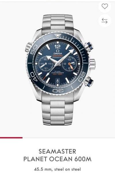 Omeg_a Seamaster Planet Ocean Quartz Japan
