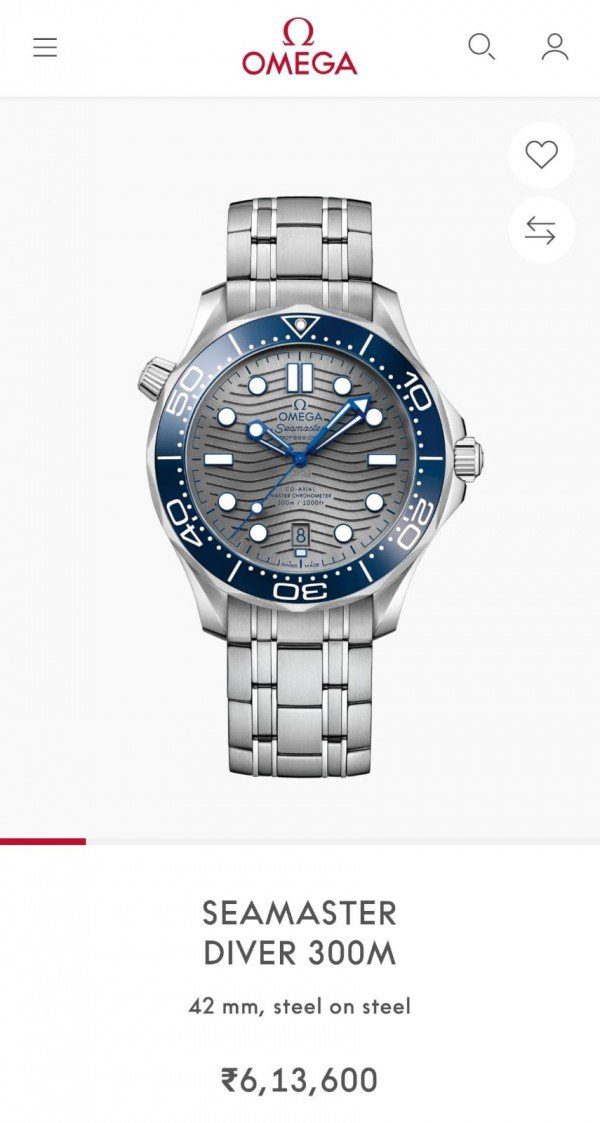 Omeg_a seamaster diver 300M automatic