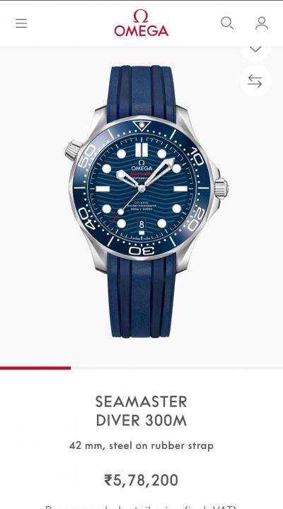 Omeg_a seamaster diver 300M automatic